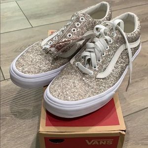 Brand new, Sparkly glitter old skool vans!!!